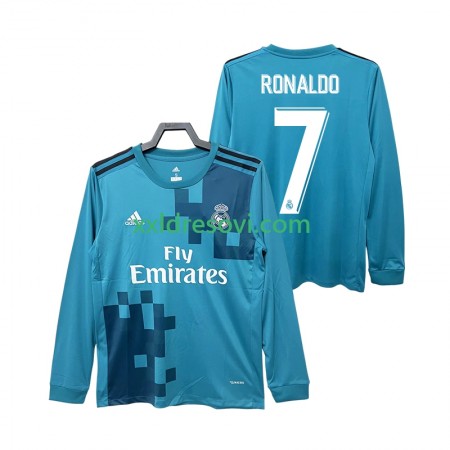 Real Madrid CRISTIANO RONALDO 7 2017 Retro Treći Nogometni Dres 2018 Dugim Rukavima